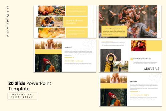 Autumn Series: A Modern Presentation Template for Creatives
