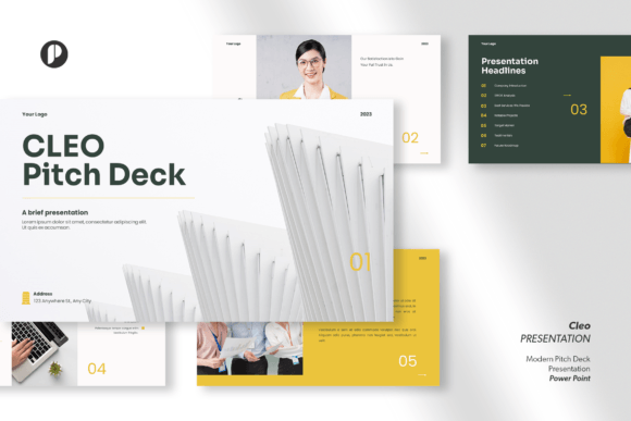 Cleo – Modern Pitch Deck Presentation