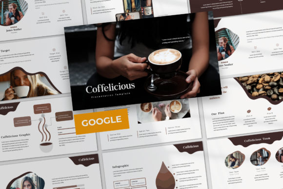 Coffelicious Google Slide: A Modern Template for Impactful Presentations