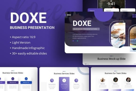 Doxe: The Modern Template for Polished Business Presentations