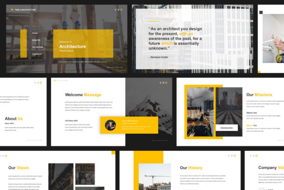 Pablo Architecture Powerpoint Template: A Designer's Blueprint for Flawless Presentations