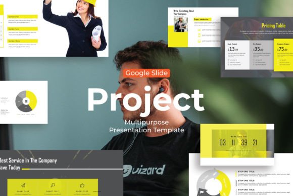 Project - Google Slide Template: A Modern Multipurpose Solution