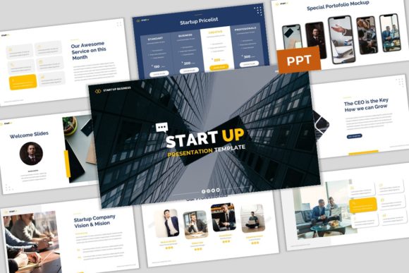 Start Up PowerPoint Template: Your Modern Presentation Blueprint