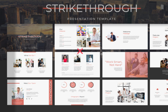 Strikethrough Business Google Slide: Beyond the Ordinary